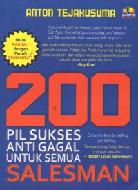 200 Pil Sukses Anti Gagal Untuk Semua Salesman