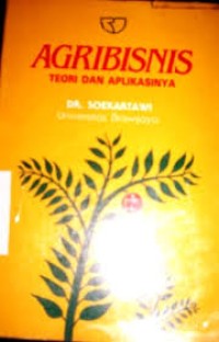 Image of Agribisnis: Teori dan Aplikasinya