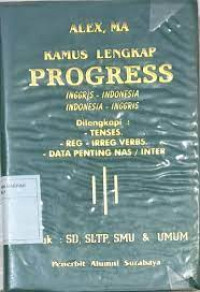 Kamus Lengkap Exclusive Inggris - Indonesia